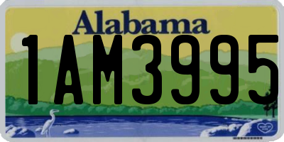 AL license plate 1AM3995