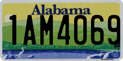 AL license plate 1AM4069