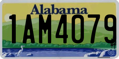 AL license plate 1AM4079