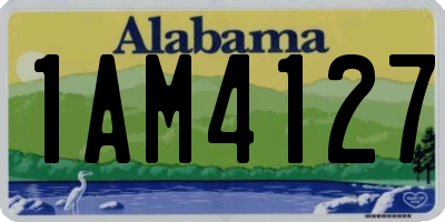 AL license plate 1AM4127