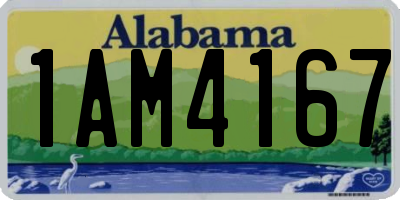 AL license plate 1AM4167