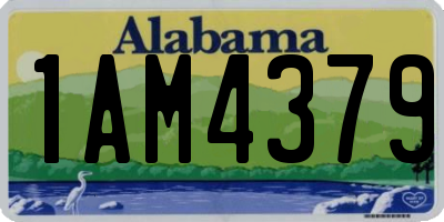 AL license plate 1AM4379
