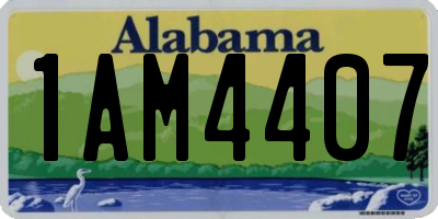 AL license plate 1AM4407