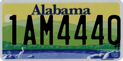 AL license plate 1AM4440