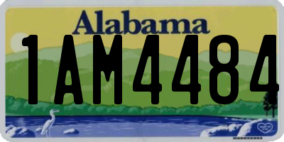 AL license plate 1AM4484