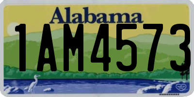 AL license plate 1AM4573