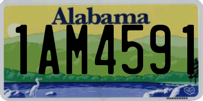 AL license plate 1AM4591