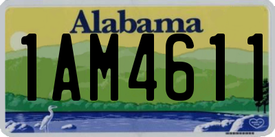 AL license plate 1AM4611