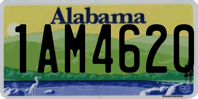 AL license plate 1AM4620