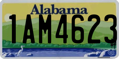 AL license plate 1AM4623