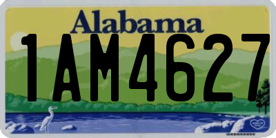 AL license plate 1AM4627