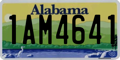 AL license plate 1AM4641