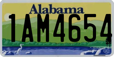 AL license plate 1AM4654
