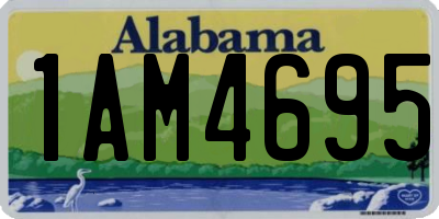 AL license plate 1AM4695