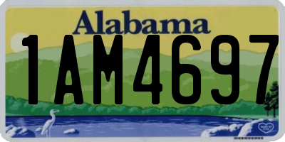 AL license plate 1AM4697