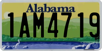 AL license plate 1AM4719