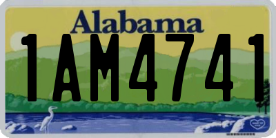 AL license plate 1AM4741