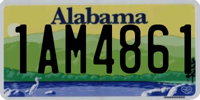 AL license plate 1AM4861