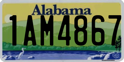 AL license plate 1AM4867