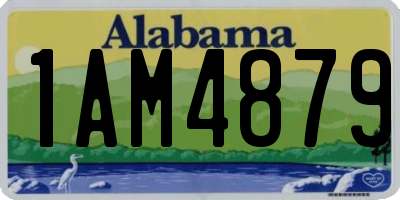AL license plate 1AM4879