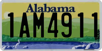 AL license plate 1AM4911
