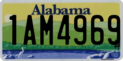 AL license plate 1AM4969