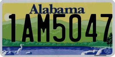 AL license plate 1AM5047