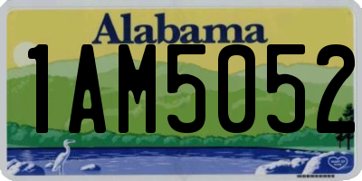 AL license plate 1AM5052