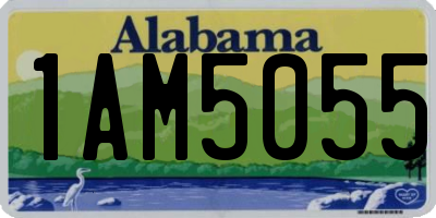 AL license plate 1AM5055