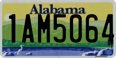 AL license plate 1AM5064