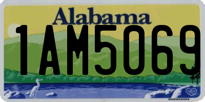 AL license plate 1AM5069