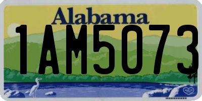 AL license plate 1AM5073