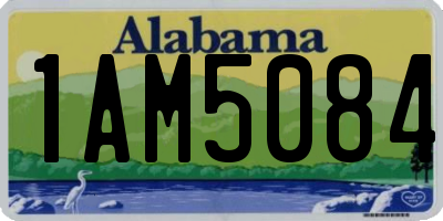 AL license plate 1AM5084