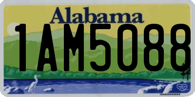 AL license plate 1AM5088