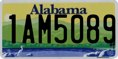 AL license plate 1AM5089