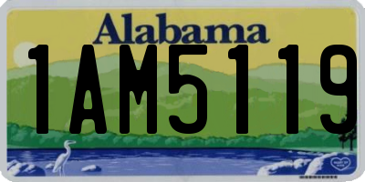 AL license plate 1AM5119