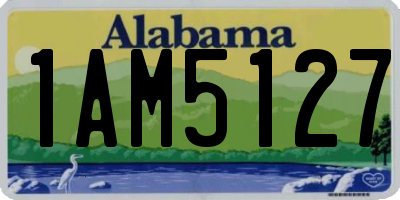 AL license plate 1AM5127