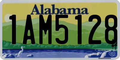 AL license plate 1AM5128