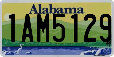AL license plate 1AM5129