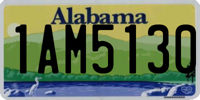 AL license plate 1AM5130