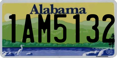 AL license plate 1AM5132