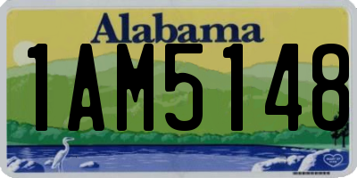 AL license plate 1AM5148