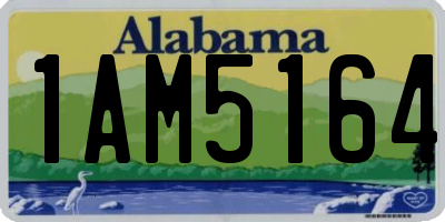 AL license plate 1AM5164