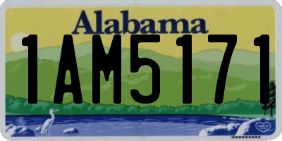 AL license plate 1AM5171