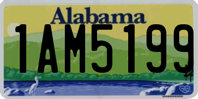 AL license plate 1AM5199