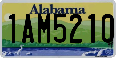 AL license plate 1AM5210