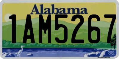 AL license plate 1AM5267