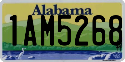 AL license plate 1AM5268