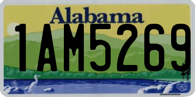 AL license plate 1AM5269