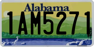 AL license plate 1AM5271